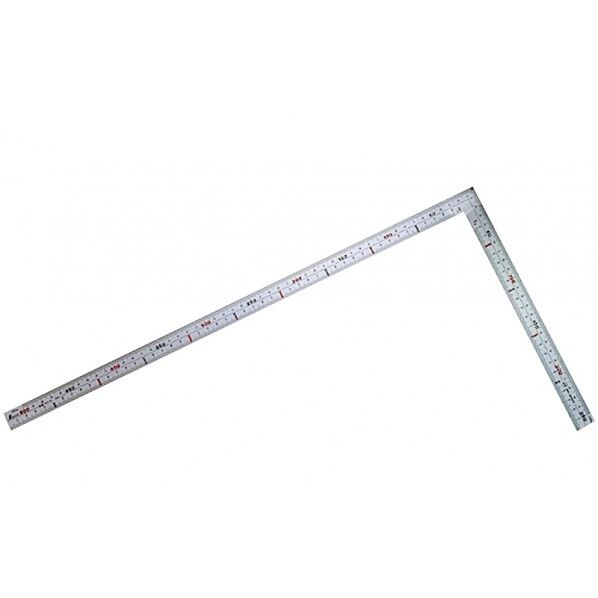 曲尺広ピタ シルバー 50cm 表裏同目 内目盛端面基点目盛JIS 校正証明書+トレサビリティ付 260X1X520mm 10034 1個