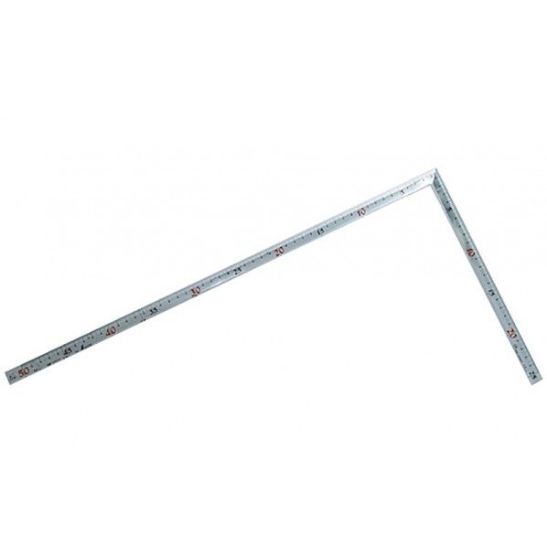 曲尺高級角厚 シルバー 50cm 裏面角目 匠甚五郎 JIS 校正証明書+トレサビリティ体系図付 260X1.4X520mm 10839 1個