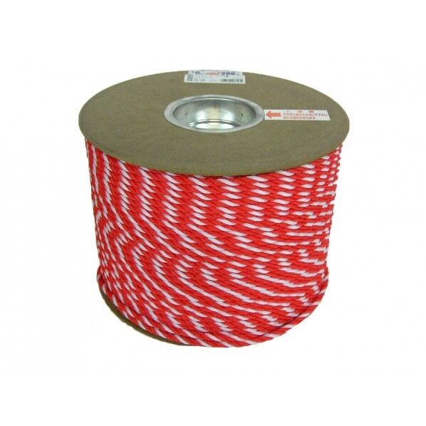 ユタカRE-105コウハクPEカラーロープドラム 6X200m巻 RE-105 1巻