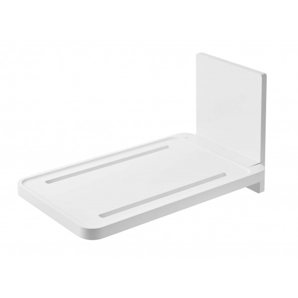 フィルムフックバスルーム折り畳み棚 タワー ホワイト 5534 1点