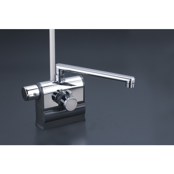 デッキ形サーモスタット式シャワー 左ハンドル仕様 (240mmパイプ付)