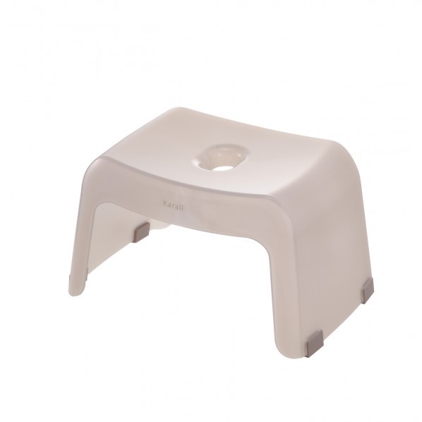カラリ バススツール 20H ミルキーピンク 33×22×20cm 1個