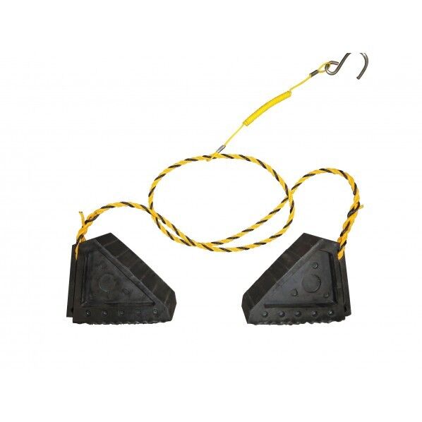 ゴム製タイヤストッパー カールロープ