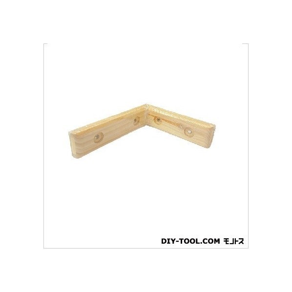天然木筋金入棚受 ヒノキ・ユニクロメッキ(鉄) 90×105mm 13374 1個