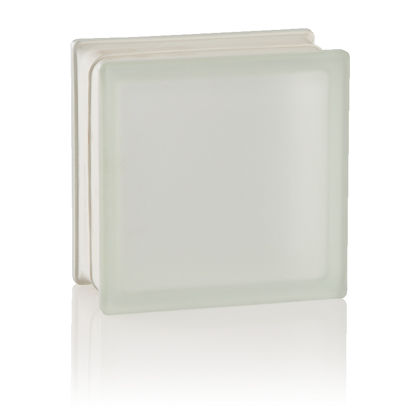 ガラスブロック クリアーIIシリーズ サハラクリアビュー(両曇り) クリアー色(透明) 100mm×190mm×190mm 191910/CLEARVIE 1個