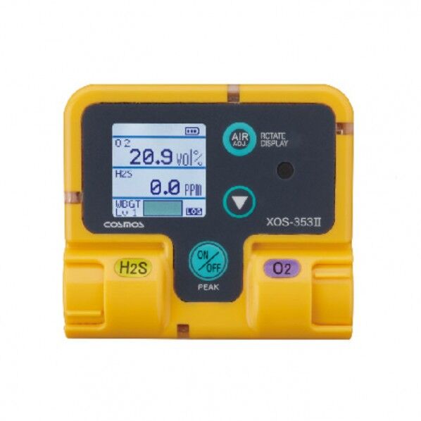 酸素・硫化水素計 70X24X62.5mm XOS-353II 1台
