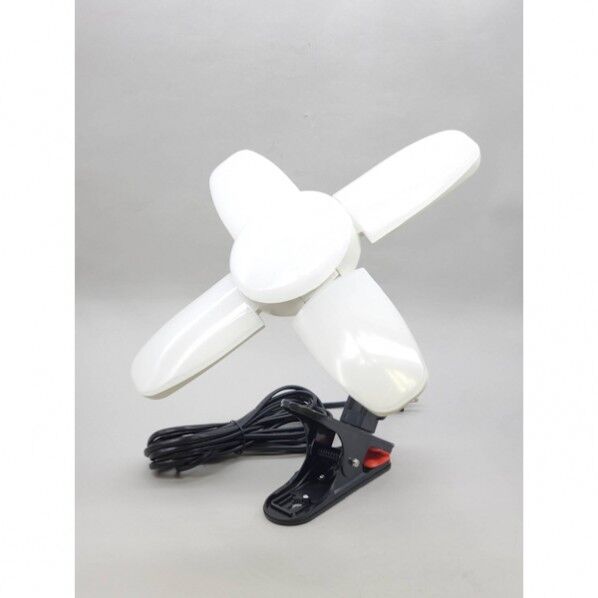 スーパールミネX60CL LED電球付クリップランプ