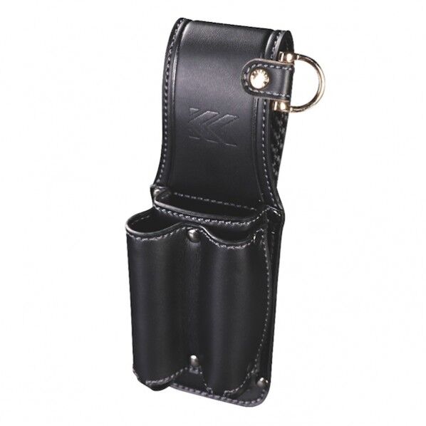 カッターマーカー2段ホルダー(黒金)LIGHT PU LEATHER SERIES