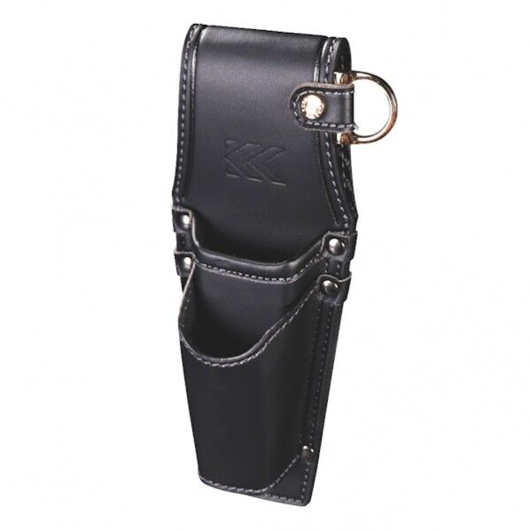 フジ矢 ニッパ・電ドラホルダー(黒金)LIGHT PU LEATHER SERIES AH-32BG 1個
