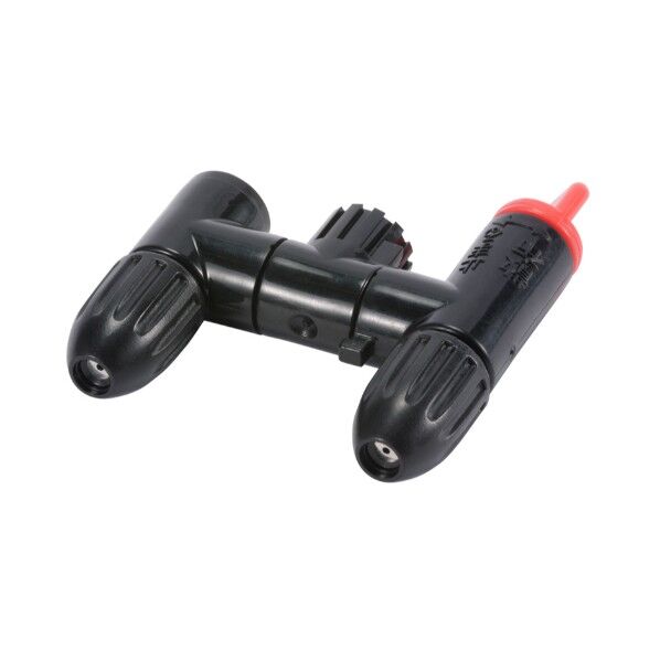 工進 KOSHIN 噴霧器GT-HD用 2頭口噴口クミ(切替) M8ネジ 黒 PA-504 1個