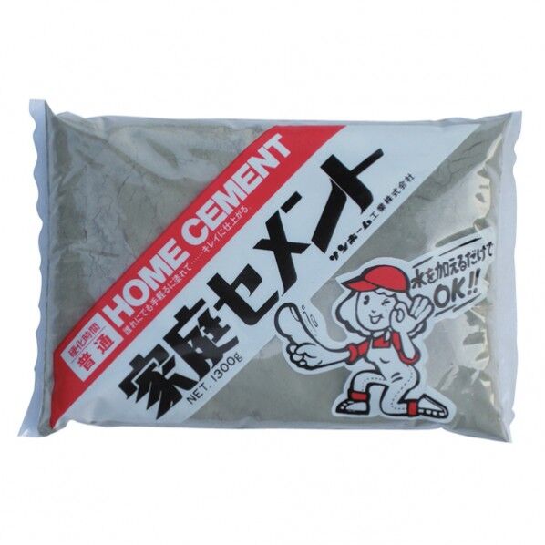 家庭セメント普通(灰色) 1.3kg CCG1.3 1個