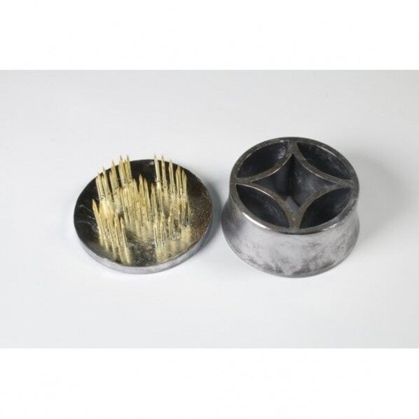 七宝 富士型 剣山付 真鍮針 一つ輪 60×60×32mm 418 1個