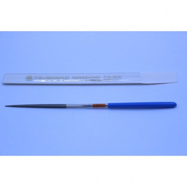 (ツボ万)ダイヤモンドヤスリ精密角 5S-4ダイヤモンド ヤスリ 機械工具 電着 磨キ 削リ 切断 刃物研ギ 面取リ 研磨 1個