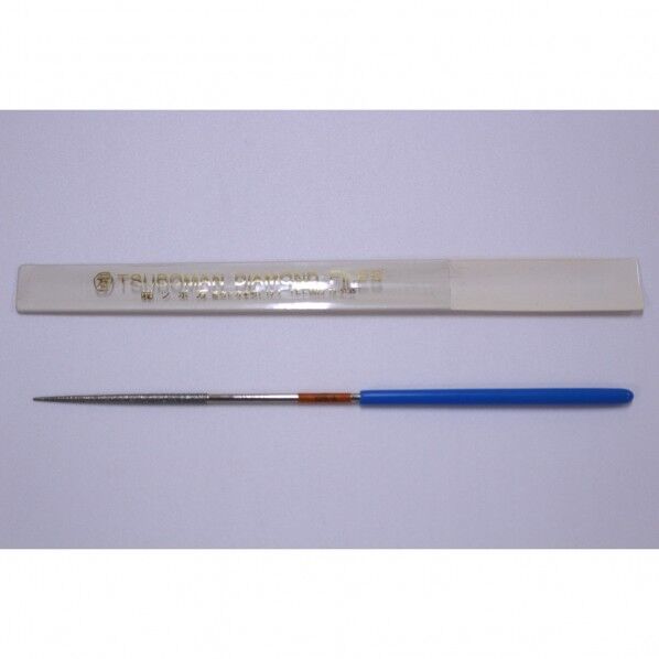 (ツボ万)ダイヤモンドヤスリ精密丸 12S-3ダイヤモンド ヤスリ 機械工具 電着 磨キ 削リ 切断 刃物研ギ 面取リ 研磨 1個