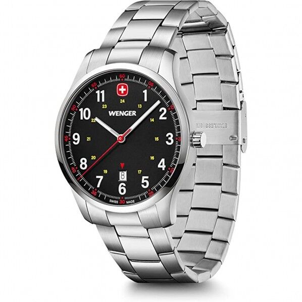 ビクトリノックス Wenger CS SS bracelet BK#01.1441.131 #01.1441.131 1個...