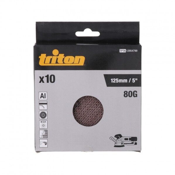 メッシュサンディングディスク 125mm #80 単品サイズ(約 W×H×D mm):130×160×20 TPTA12954799 1個