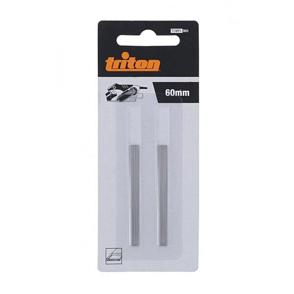 小型電気カンナ用HSS製カンナ刃 単品サイズ(約 W×H×D mm):60×150×3 TCMPLB60 2枚組