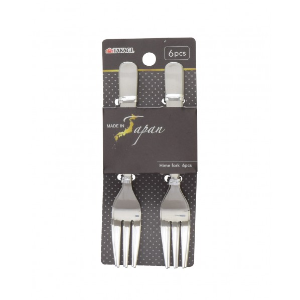 ステンレスヒメフォーク6Pcs (W)57×(H)143×(D)25mm 1