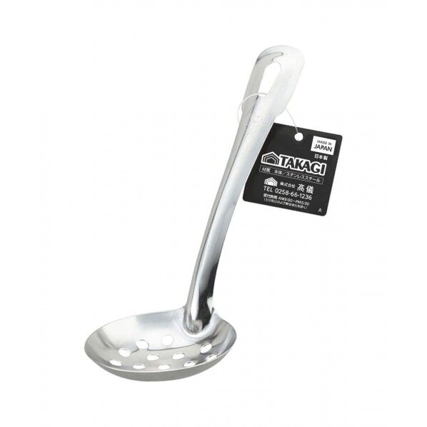 ステンレス 共柄穴明豆お玉 1個