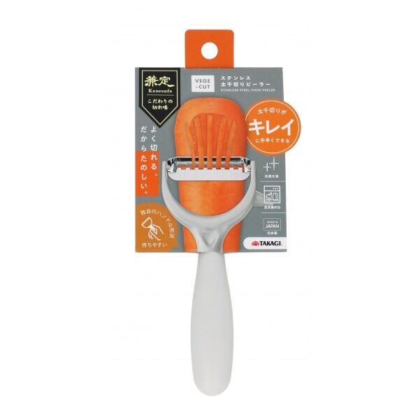 VEGE-CUT ステンレス太千切りピーラー 1個