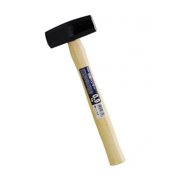 木柄石頭ハンマー 0.9kg 黒 H300×W100×D40(mm) 1
