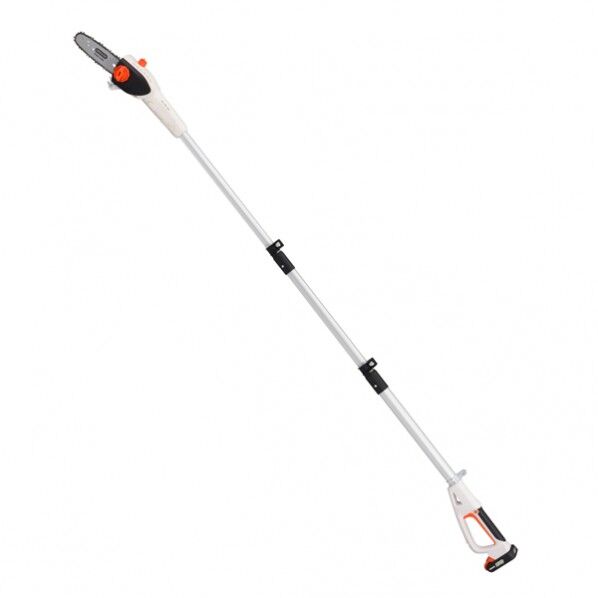 充電式伸縮ポールチェンソー 白.オレンジ 18V 2.0Ah 18V 2.0Ah SPS-180T 1台