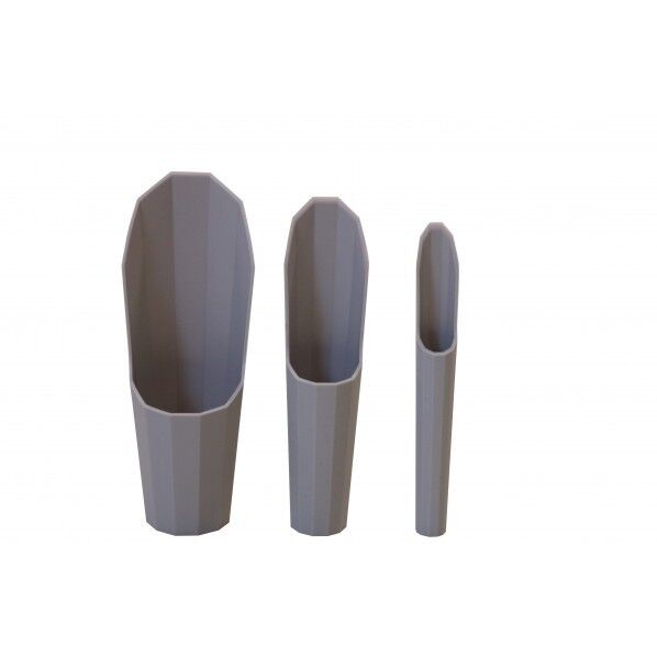 FG プラ多肉に使える土入れ3点セット グレー 193960 1セット