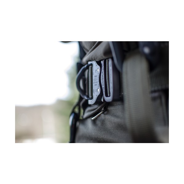 Boucle Cobra AustriAlpin 25 Mm Noir - Modèle FC25KFF - Fixe Mâle/femelle - Pour Sangle