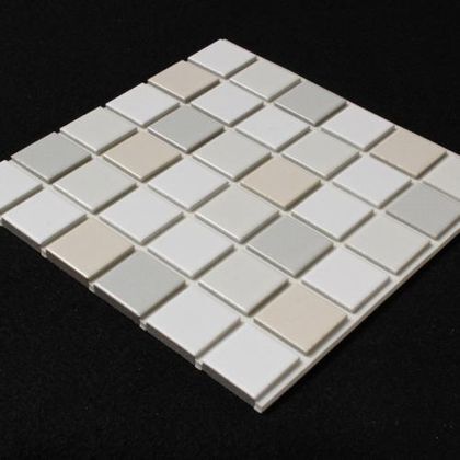 ホワイト/ライトグレー/ベージュ 縦150x横150x(タイル:6粒x6粒) PF-101/25