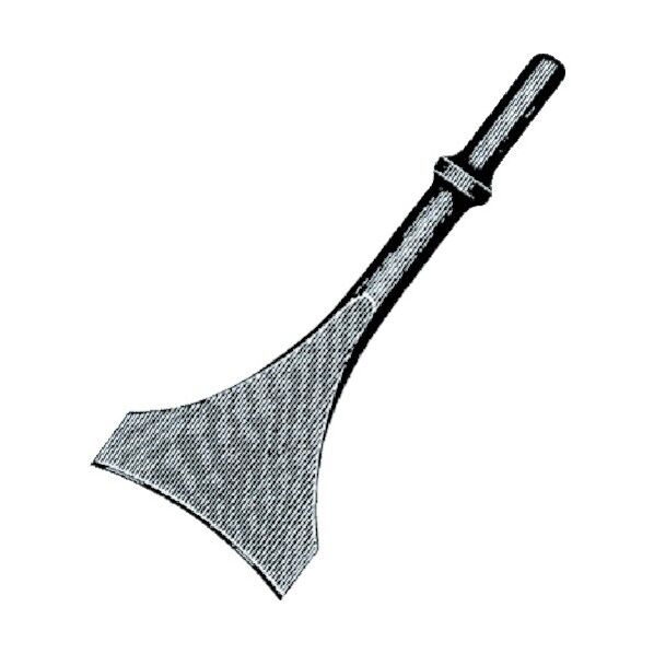 エアハンマー用チゼルオートチゼル A-302用甲丸スクレ-パ60mm 1020 NO.90020 814-7918