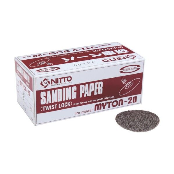 日東工器 NITTO MLS-20 ケンマペーパ 2X#60 0 NO.61773 25枚