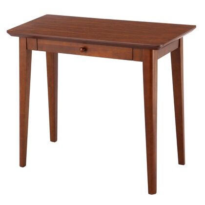 パソコンデスク 75 ブラウン 幅750×奥行450×高さ730㎜ 82-783 1