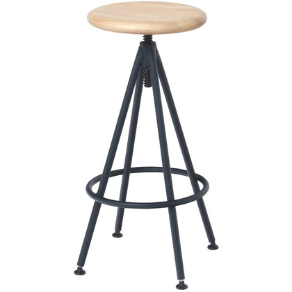 カウンターチェア 幅405×奥行405×高さ630-720㎜ 83-726 1