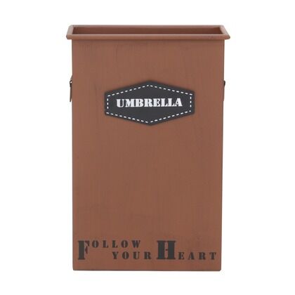 マグネット付き傘立て ブラウン 幅300×奥行140×高さ450㎜ 70-710 1