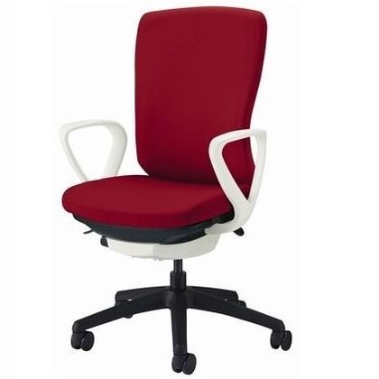 オフィスチェアー サンドベージュ 奥555~605mm×幅640mm×高942~1032mm No.3521F-K 1