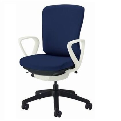 オフィスチェアー チェリーレッド 奥555~605mm×幅640mm×高902~992mm No.3511F-K 1