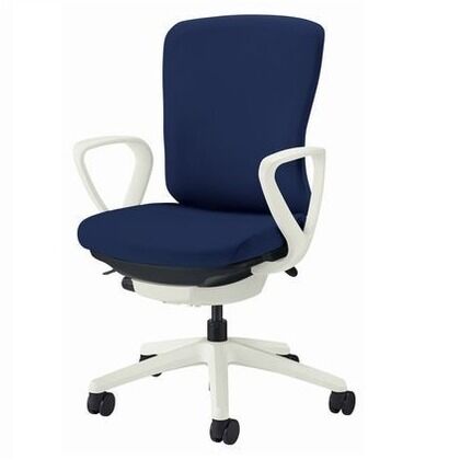 オフィスチェアー チェリーレッド 奥555~605mm×幅640mm×高902~992mm No.3511F-W 1