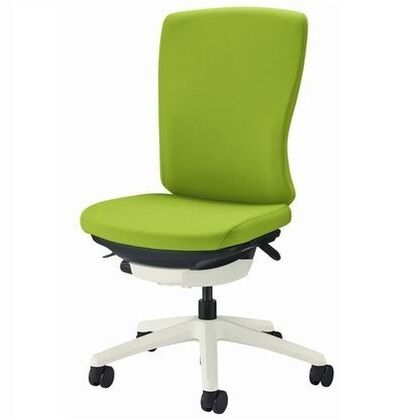 オフィスチェアー ブラック 奥555~605mm×幅640mm×高942~1043mm No.3520F-W 1