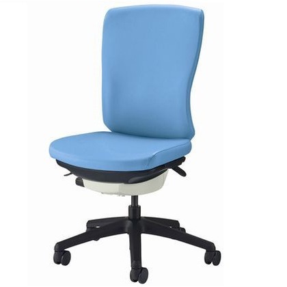 オフィスチェアー オールドブルー 奥555~605mm×幅640mm×高942~1044mm No.3520S-K 1