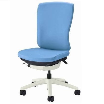 オフィスチェアー オールドブルー 奥555～605mm×幅640mm×高942～1047mm No.3520S-W 1