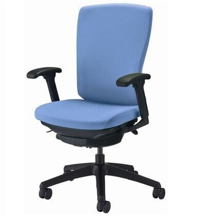 オフィスチェアー サンドベージュ 奥555~605mm×幅640mm×高902~992mm No.3517F-K 1