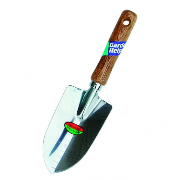 石黒金属 ステンレス移植鏝(太)目盛り付き D-1 1個...