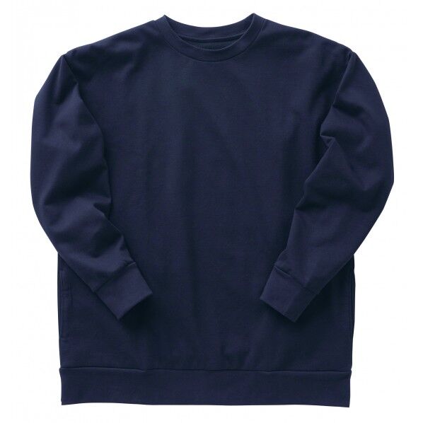 コットンエアサンド スウェットシャツ S ネイビー S FB-101 1個
