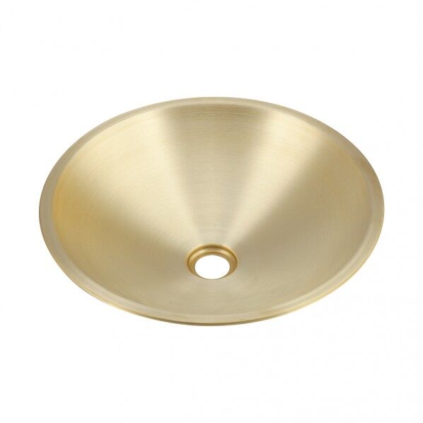 黄銅製洗面器(丸型) 493-220 1個