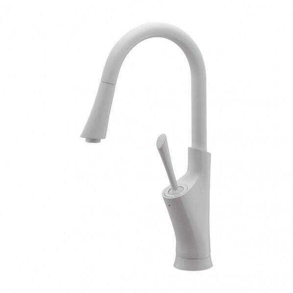 シングルレバー混合栓 T ホワイト 183-346-W 1個