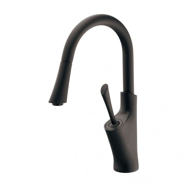 シングルレバー混合栓 マットブラック 183-345-D 1個