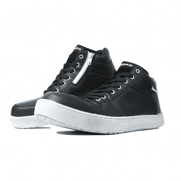 FUBAR ワークシューズ ミドルカット サイドファスナー 25.0cm ブラック 25.0cm FB-841 1個