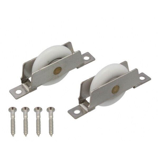 精密防音戸車ベアリング入NV33B-R 33mm 17343 1