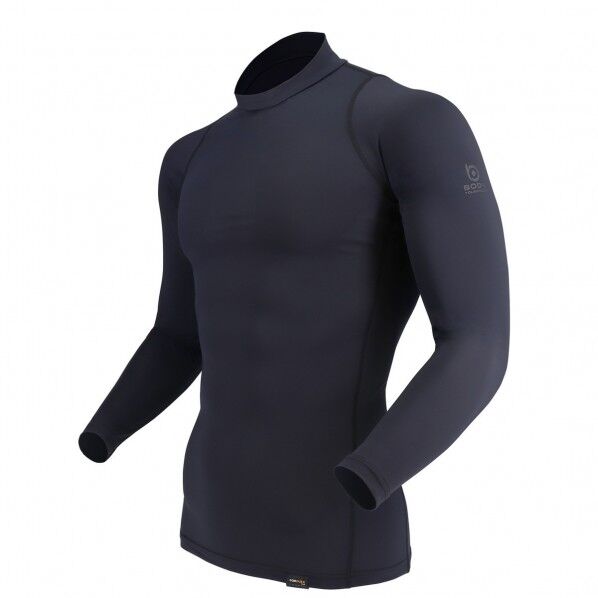 おたふく手袋 BT パワーストレッチ EVO ロングスリーブバックハイネックシャツ LL LL ブラック JW-727 1個...