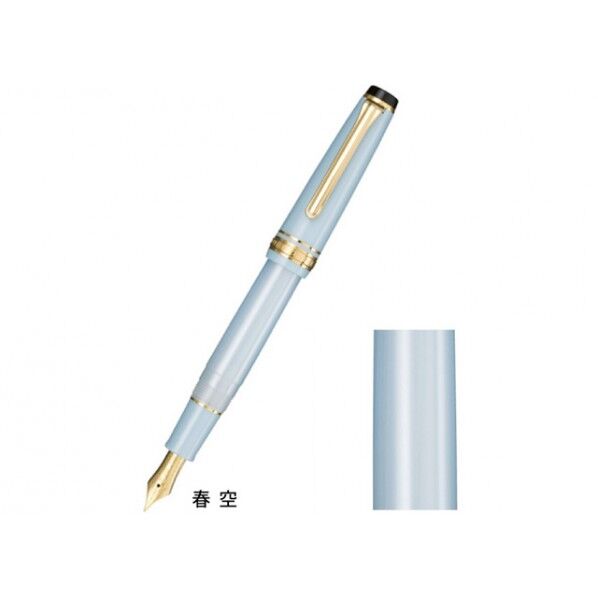 四季織 雪月空葉 青空 万年筆 極細 #11-1224-101 1個